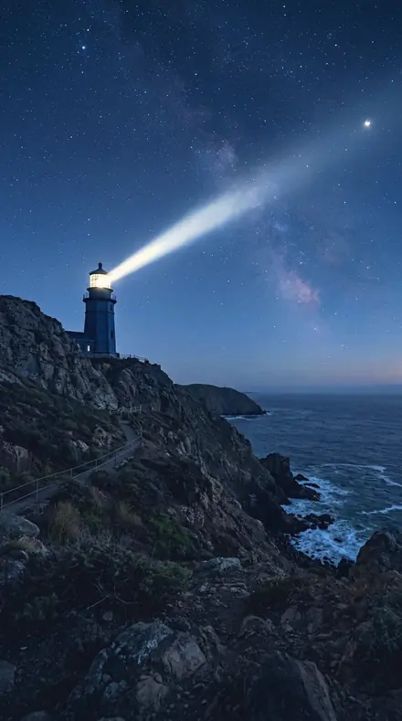 Wheelhouse Glass applied to Night 010 lighthou blue