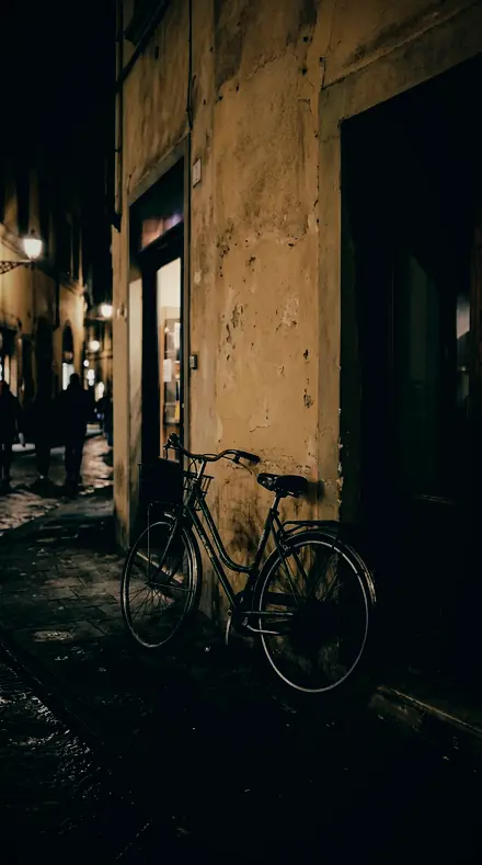 AU-06 Garage Mood applied to Travel 049 bicycle lowlight