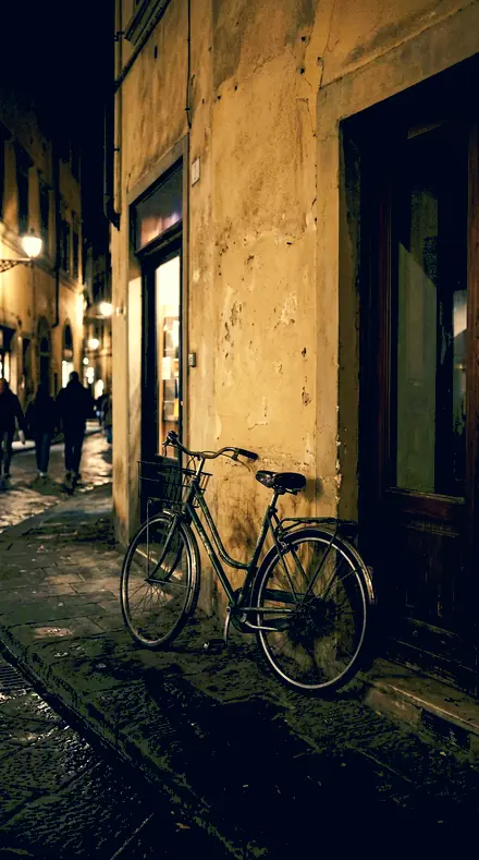 Gold Ceiling applied to Travel 049 bicycle lowlight