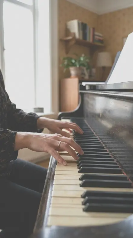 Hot Press applied to Hands piano
