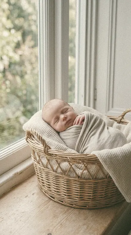 CS-08 Backstage Notebook applied to Newborn basket