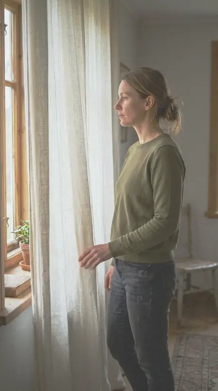Staple Line applied to Curtain light