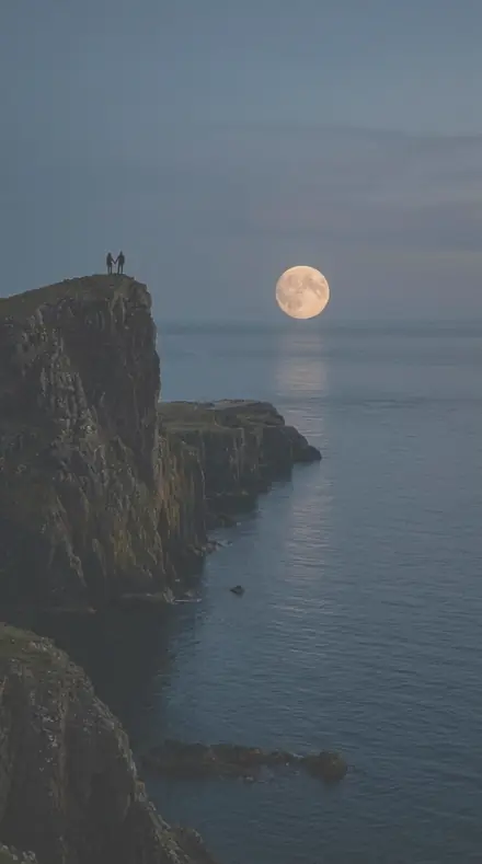 Deckle Rag applied to Moonrise cliffs