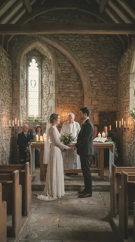 Portrait Veil applied to Chapel altar