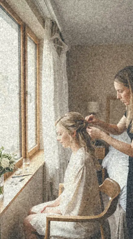 CS-13 Grain Embrace applied to Bridal prep window