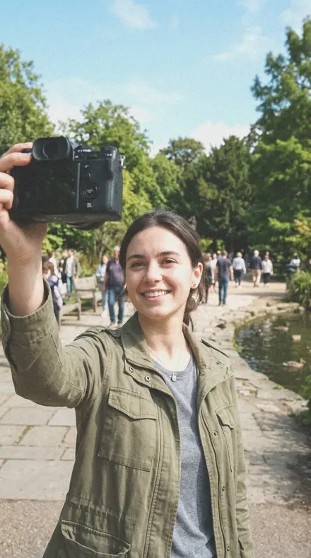 Paper Lantern Fade applied to Selfie park