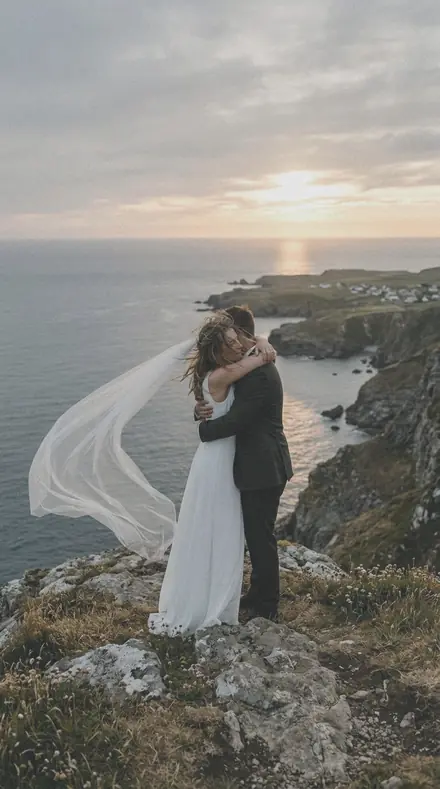 EV-09 Land Mist applied to Cliff elopement