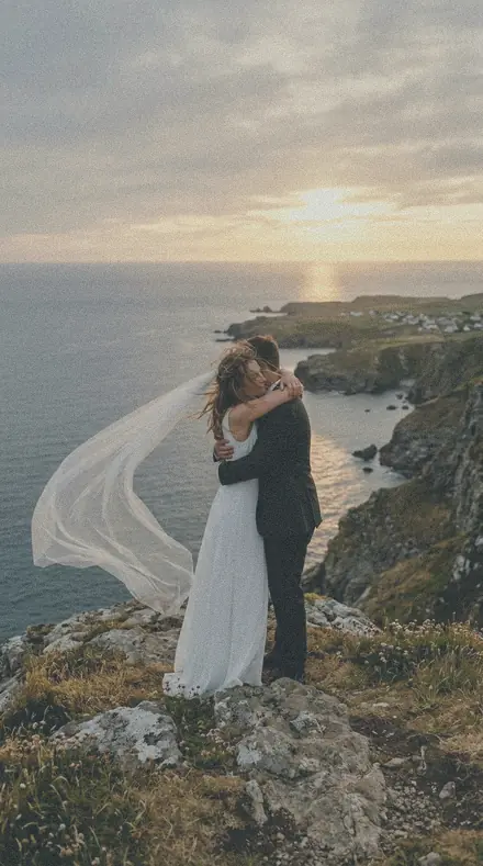SN-13 Matte Night applied to Cliff elopement