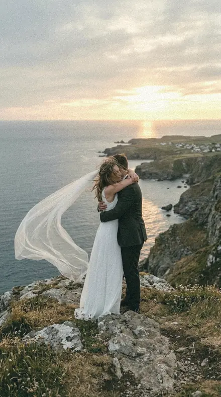 Muted Shore applied to Cliff elopement