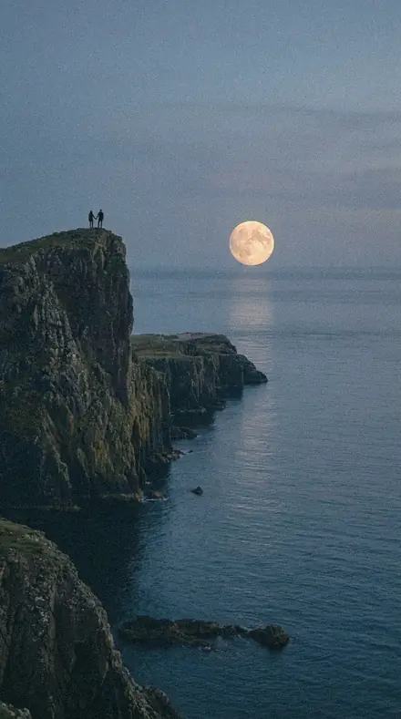 Muted Shore applied to Moonrise cliffs
