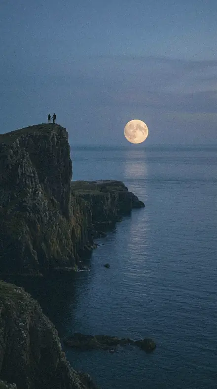 Harbour Damp applied to Moonrise cliffs