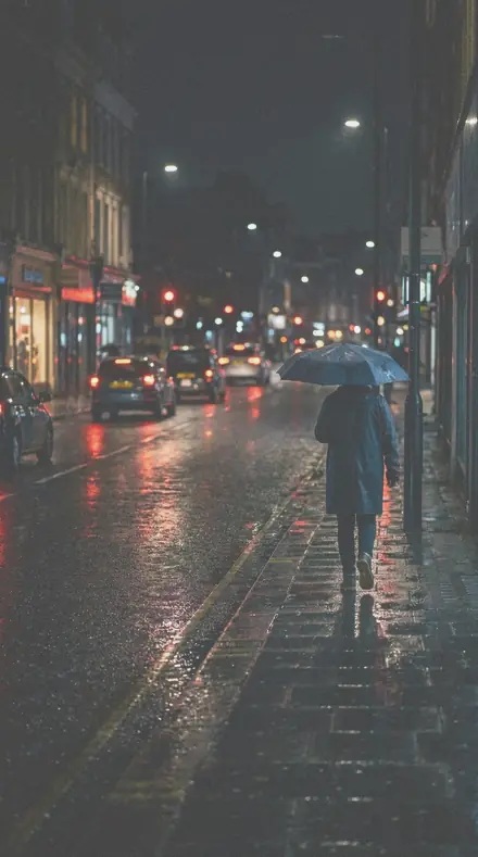 Pulp Beater applied to Rain street reflections