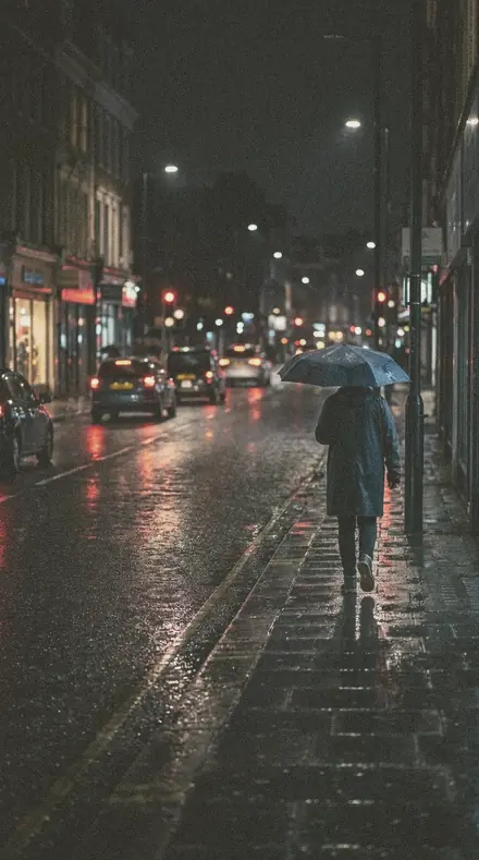 Paper Fade applied to Rain street reflections