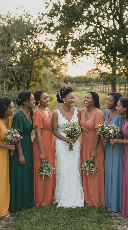 Dummy Clip applied to Bride laughing