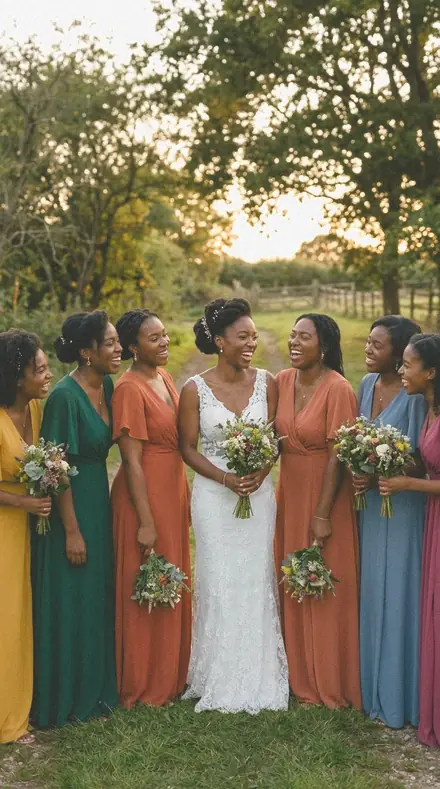 Amber Shade applied to Bride laughing