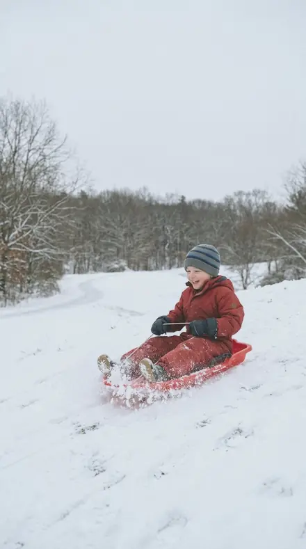 Field Edge applied to Child sledding