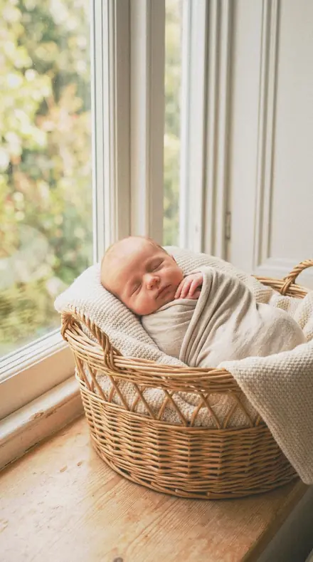 Gesso Ground applied to Newborn basket
