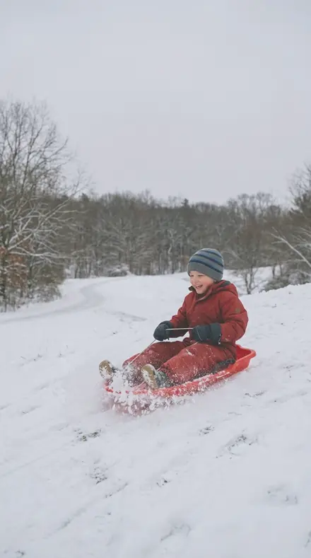 Gate Wide applied to Child sledding