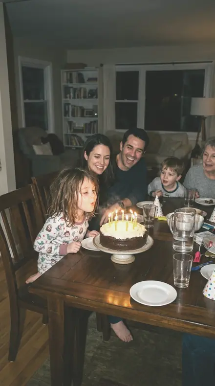 Buttermilk Pail applied to Flash birthday cake