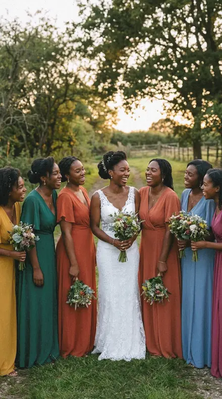 Overhead Sun applied to Bride laughing