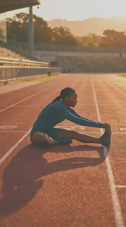 Fibre Sheet applied to Athlete track