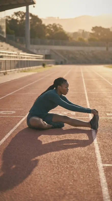 Sock Heel applied to Athlete track