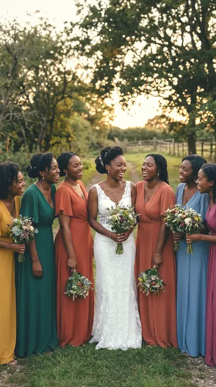 Meadow Damp applied to Bride laughing