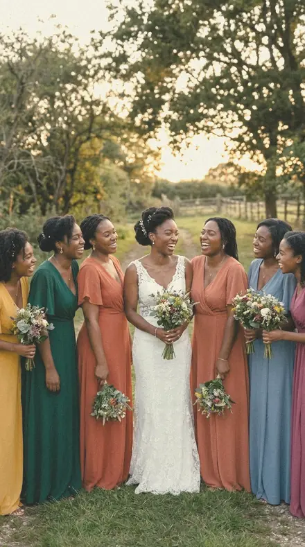Old Brass applied to Bride laughing