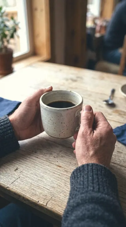 Meadow Damp applied to Hands cup