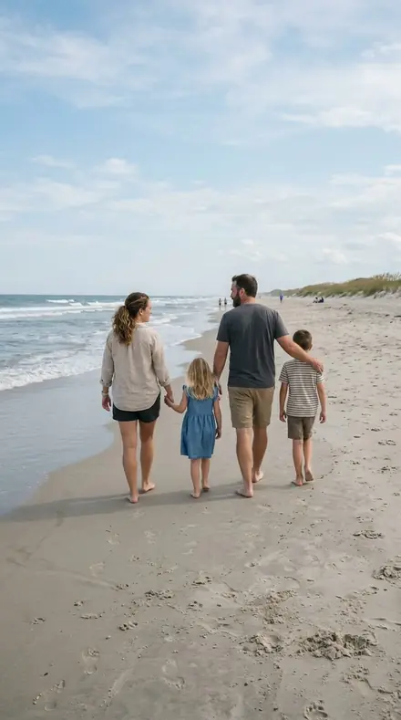 Before: Beach family