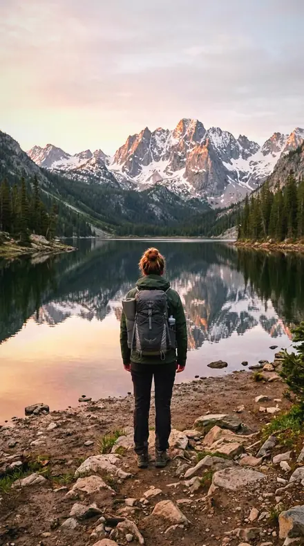 Half Bat applied to Mountain lake