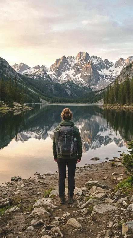 Candle Nook applied to Mountain lake