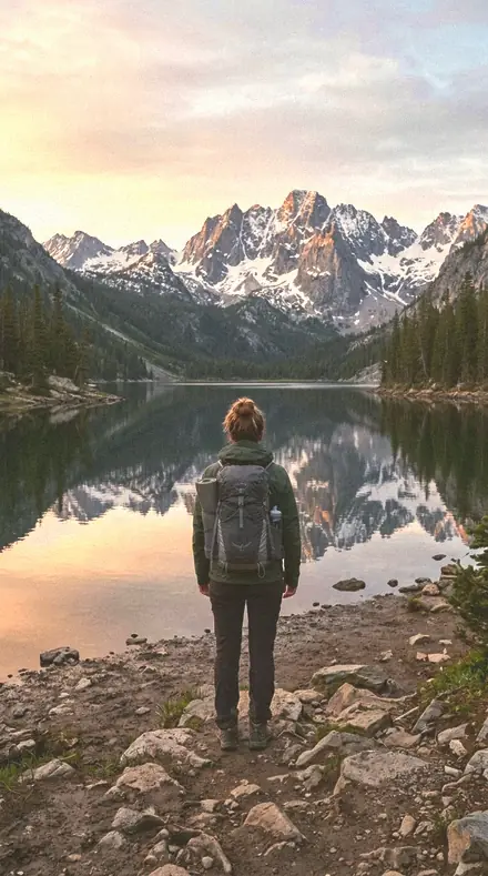 Prayer Bell applied to Mountain lake