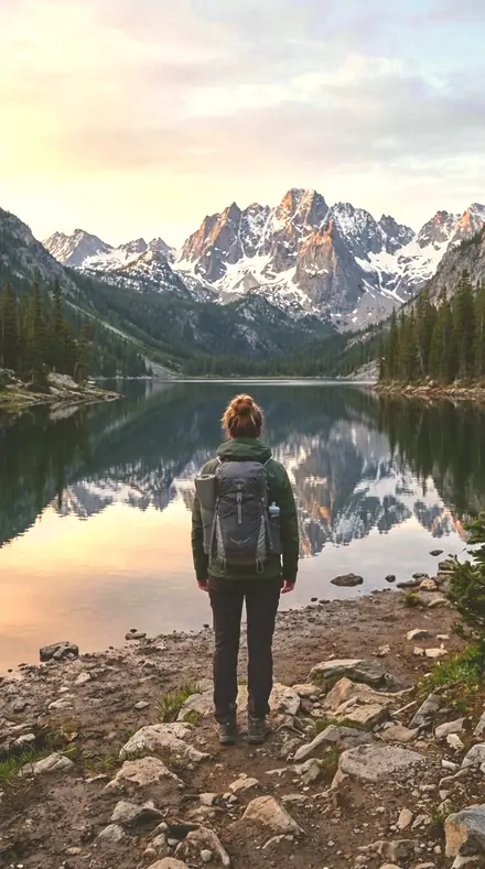 Marble Vein applied to Mountain lake