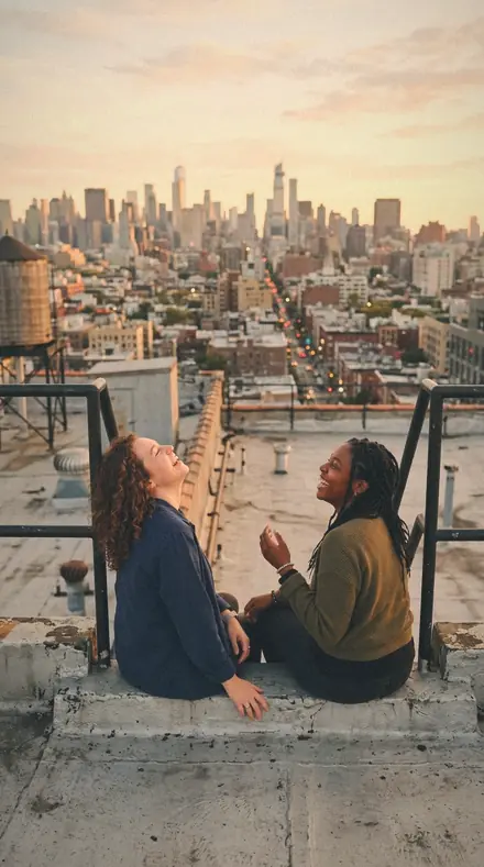 Rope Swing applied to Rooftop golden