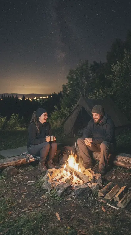 Wanderer applied to Night 021 campfire lowlight