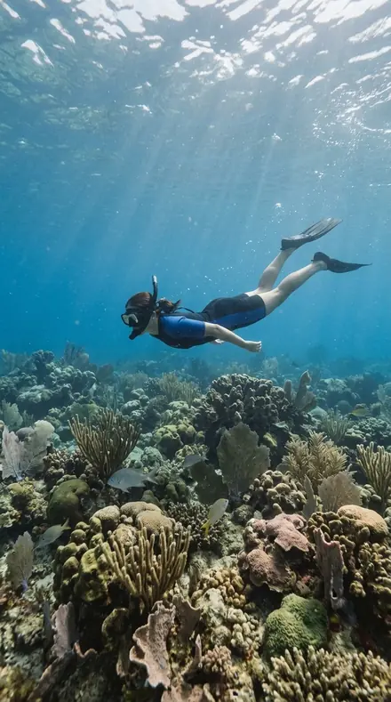 Before: Reef snorkel