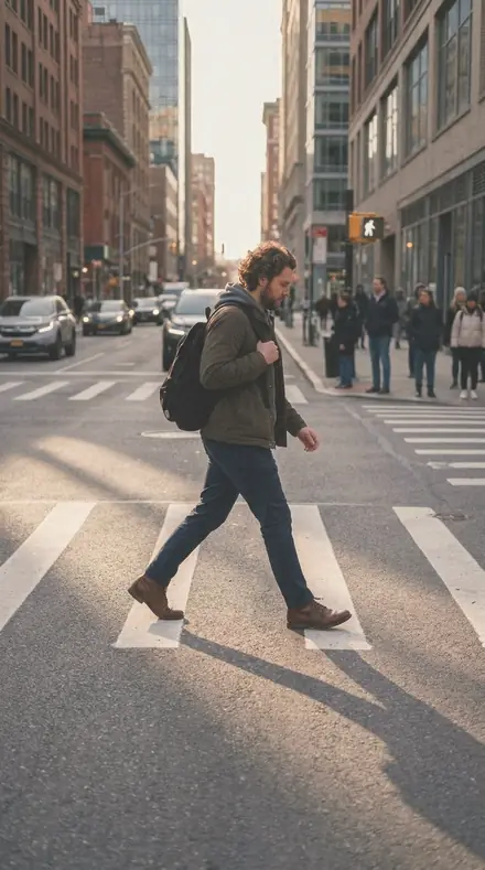 Reading Glasses applied to Street walk