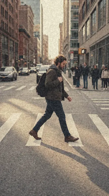 Transit Stamp applied to Street walk