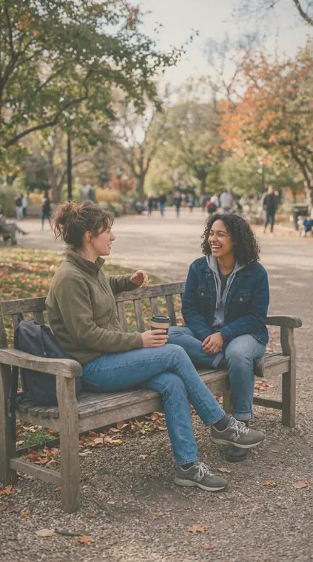 Dust Jacket applied to Friends bench