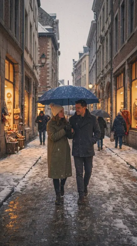 Cart Track applied to Snow street couple