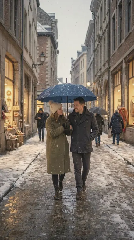 Pram Hood applied to Snow street couple