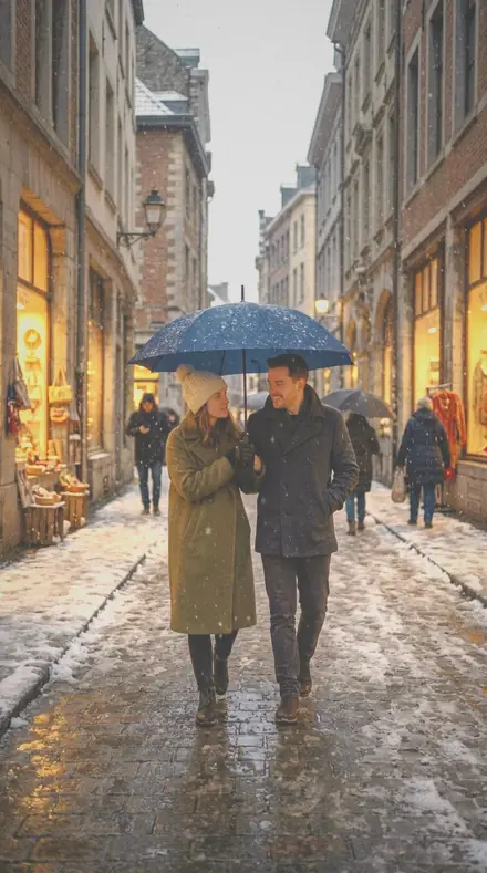 Diploma Hand applied to Snow street couple