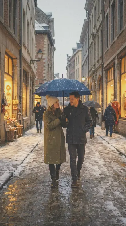 Stage Cross applied to Snow street couple