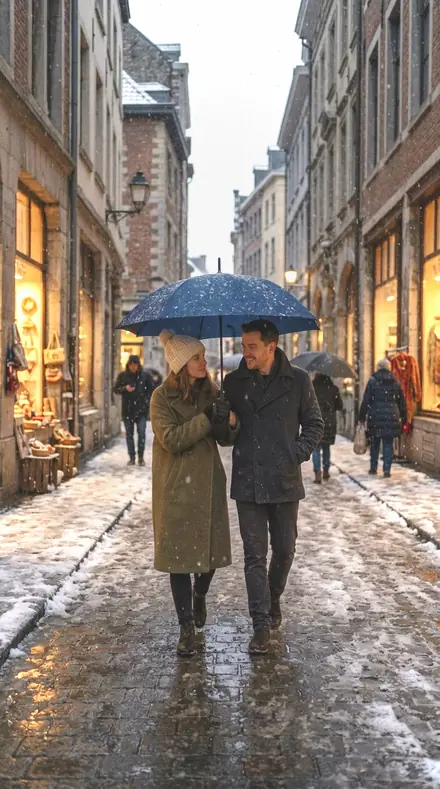 Plaster Cove applied to Snow street couple
