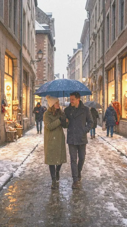 Crimp Edge applied to Snow street couple