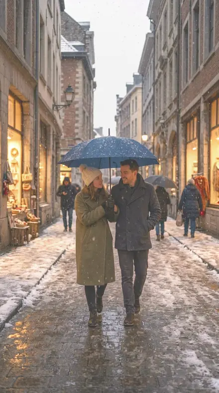 Warm Up Lap applied to Snow street couple
