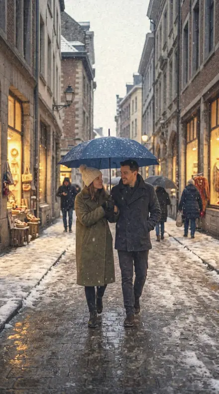Dusk Vow applied to Snow street couple