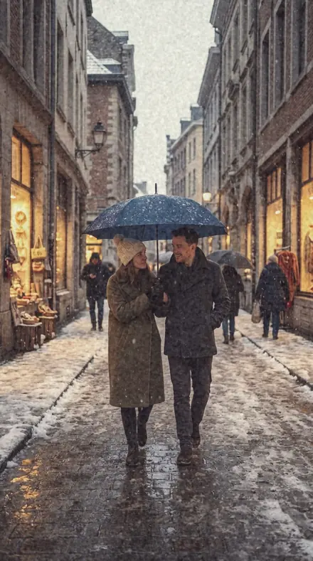 Dust Reel applied to Snow street couple