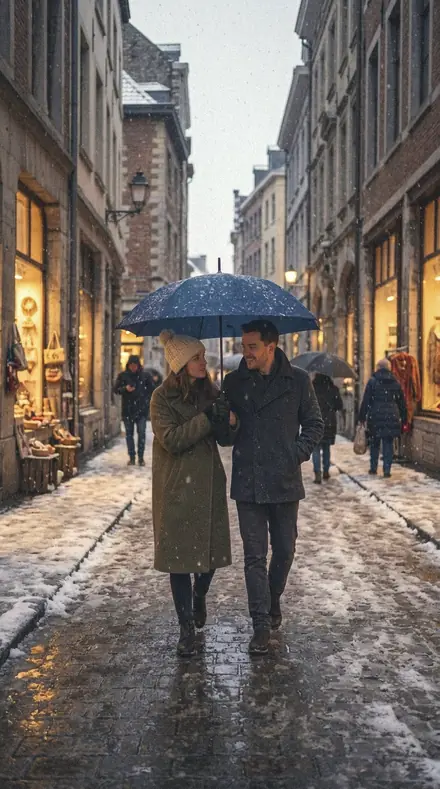 Mild Shore applied to Snow street couple